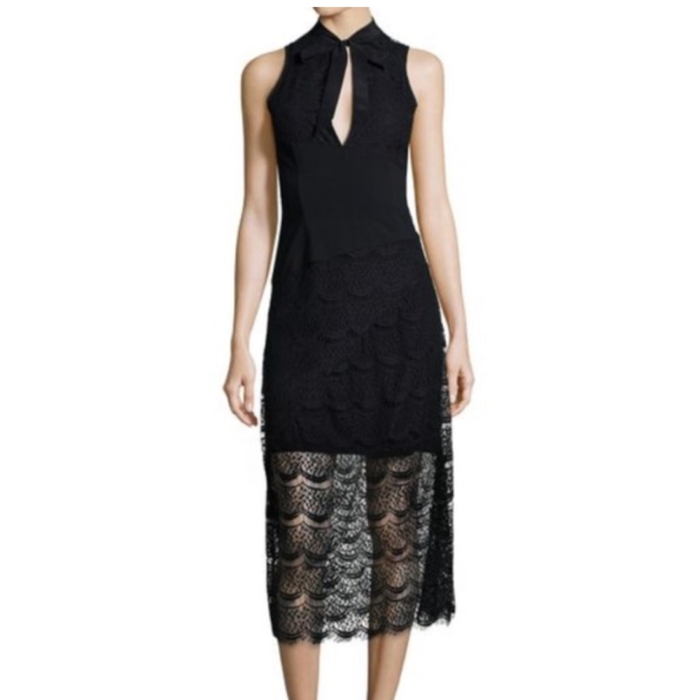 Marissa Webb Diana black lace dress, size S